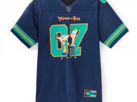 Phineas and Ferb Football Jersey for Adult