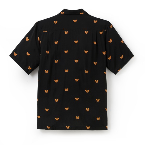 Mickey Mouse Halloween Button Down Shirt for Adults