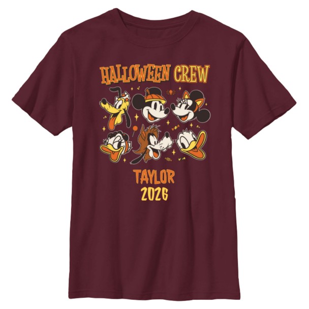 Mickey Mouse and Friends ''Halloween Crew'' Family Matching T-Shirt - Customized | Disney Store
