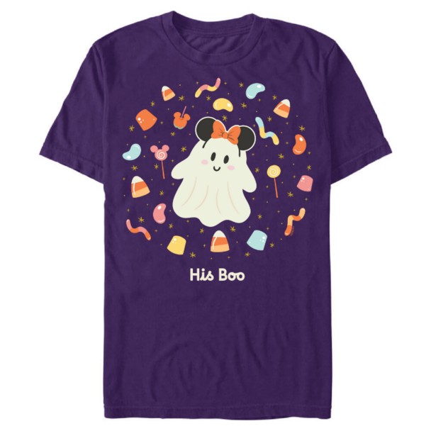 Halloween Ghost with Minnie Mouse Ears T-Shirt - Customized | Disney Store