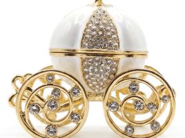 Pumpkin Coach Trinket Box by Arribas – Cinderella