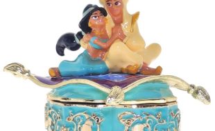 Aladdin and Jasmine Trinket Box by Arribas