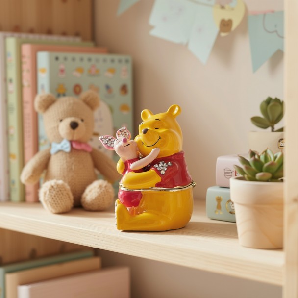 Winnie the Pooh and Piglet Trinket Box by Arribas