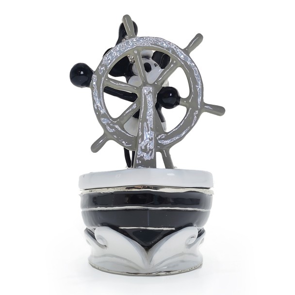Mickey Mouse Trinket Box by Arribas - Steamboat Willie