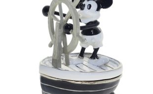 Mickey Mouse Trinket Box by Arribas – Steamboat Willie