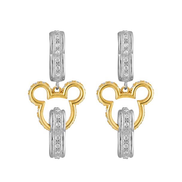Mickey Mouse Seated Earrings by Rebecca Hook