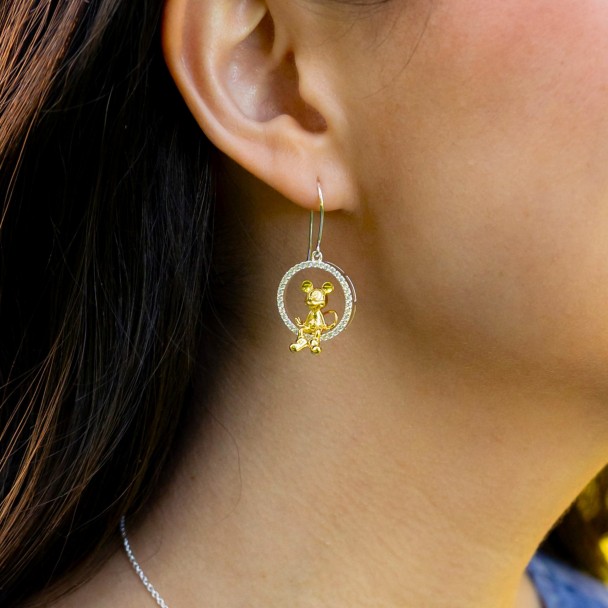 Mickey Mouse Seated Earrings by Rebecca Hook