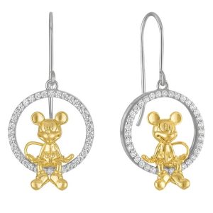 Mickey Mouse Seated Earrings by Rebecca Hook