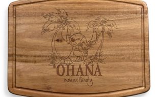 Lilo & Stitch Ovale Acacia Wood Cutting and Charcuterie Board by Picnic Time