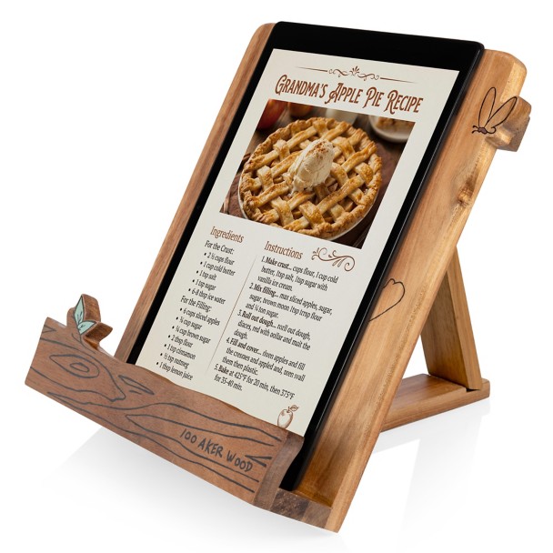 Winnie the Pooh Wooden Cookbook & Recipe Stand by Picnic Time