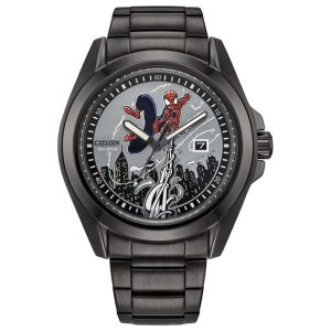 Spider-Man Watch and Pin Set by Citizen