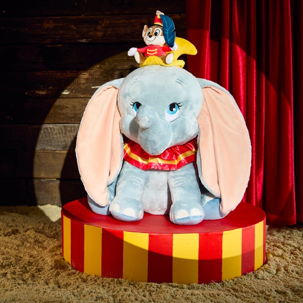 Dumbo and Timothy Mouse Plush - 85th Anniversary - Disney Vault - Large 17'' - D23 The Ultimate Disney Fan Event