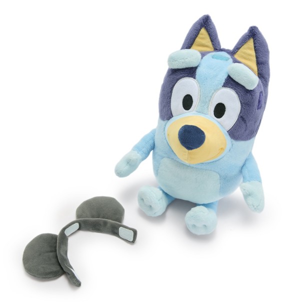 Bluey Plush with Mickey Mouse Ear Headband - Small 11''