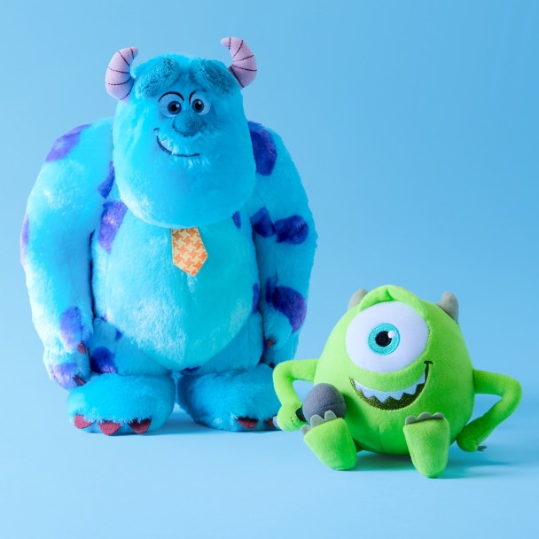 Sulley and Mike Wazowski Plush Set - Monsters Inc. 25th Anniversary - D23 The Ultimate Disney Fan Event