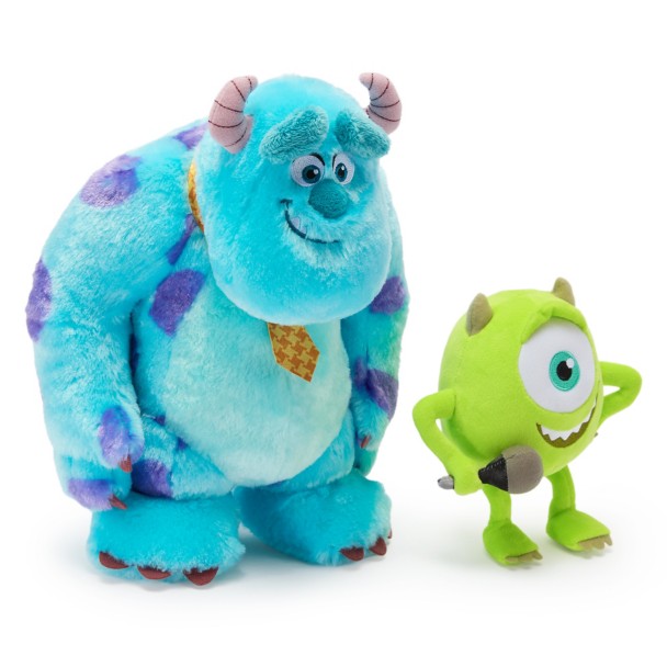 Sulley and Mike Wazowski Plush Set - Monsters Inc. 25th Anniversary - D23 The Ultimate Disney Fan Event