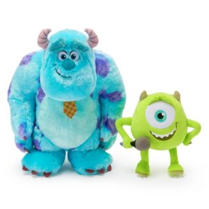 Sulley and Mike Wazowski Plush Set - Monsters Inc. 25th Anniversary - D23 The Ultimate Disney Fan Event