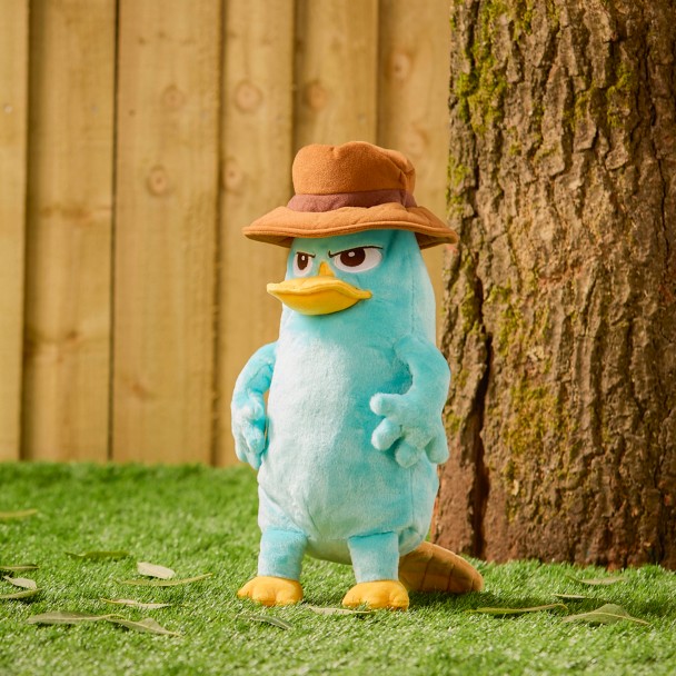 Perry as ''Agent P'' Transforming Plush - Phineas and Ferb - 15'' - Disney Store Japan