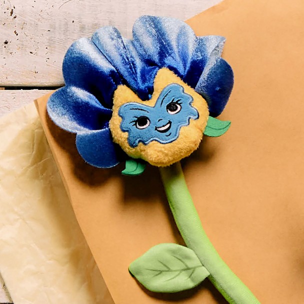 Blue Pansy Plush Flower - Alice in Wonderland - Blooms by Disney - 14'' - D23 The Ultimate Disney Fan Event
