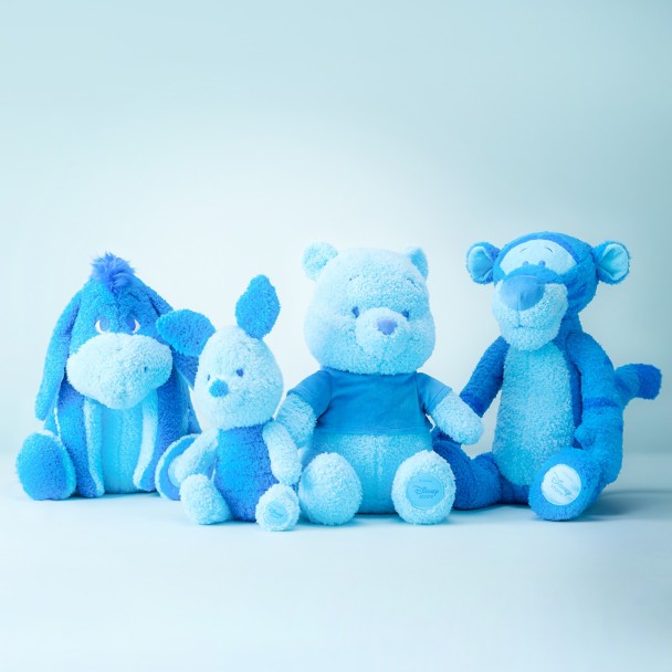 Winnie the Pooh Plush - Blue - 13'' - Exclusive - D23 The Ultimate Disney Fan Event