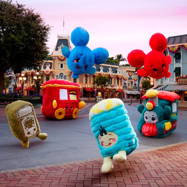 Main Street Trash Can Plush - Disney Iconics - 8'' - D23 The Ultimate Disney Fan Event