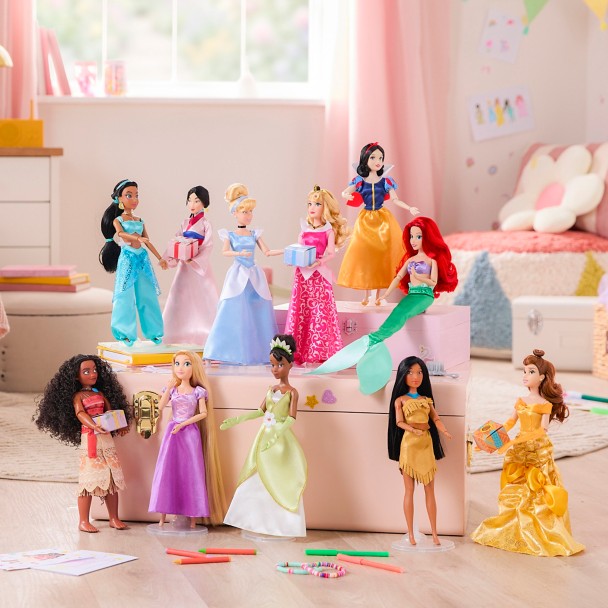 Disney Princess Classic Doll Collection Gift Set - 10 1/2'' to 11 1/2''