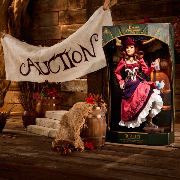Redd Limited Edition Doll - Pirates of the Caribbean - 16'' - D23 The Ultimate Disney Fan Event