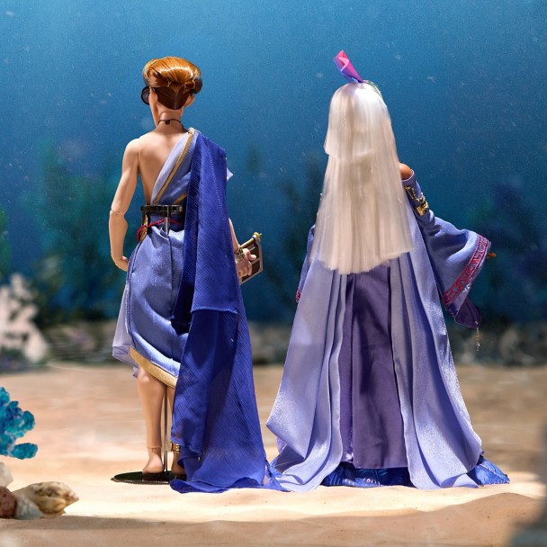 Milo Thatch and Princess Kida Limited Edition Doll Set - Atlantis The Lost Empire 25th Anniversary - 17'' - D23 The Ultimate Disney Fan Event
