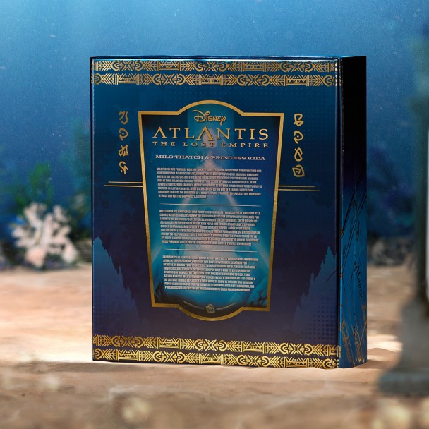 Milo Thatch and Princess Kida Limited Edition Doll Set - Atlantis The Lost Empire 25th Anniversary - 17'' - D23 The Ultimate Disney Fan Event
