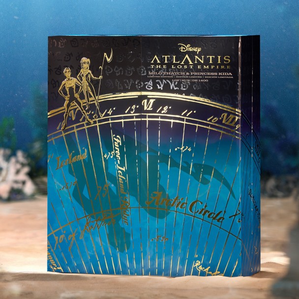 Milo Thatch and Princess Kida Limited Edition Doll Set - Atlantis The Lost Empire 25th Anniversary - 17'' - D23 The Ultimate Disney Fan Event