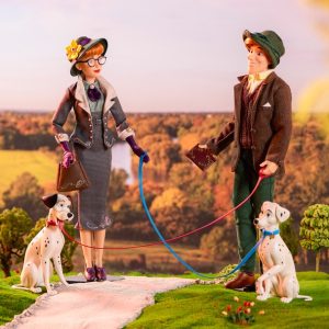 Roger and Anita Limited Edition Doll Set - 101 Dalmatians 65th Anniversary - 17'' - Exclusive - D23 The Ultimate Disney Fan Event