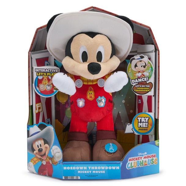 Mickey Mouse Hoedown Throwdown Interactive Plush - Mickey Mouse Clubhouse