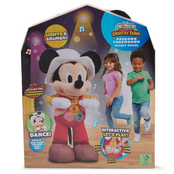 Mickey Mouse Hoedown Throwdown Interactive Plush - Mickey Mouse Clubhouse
