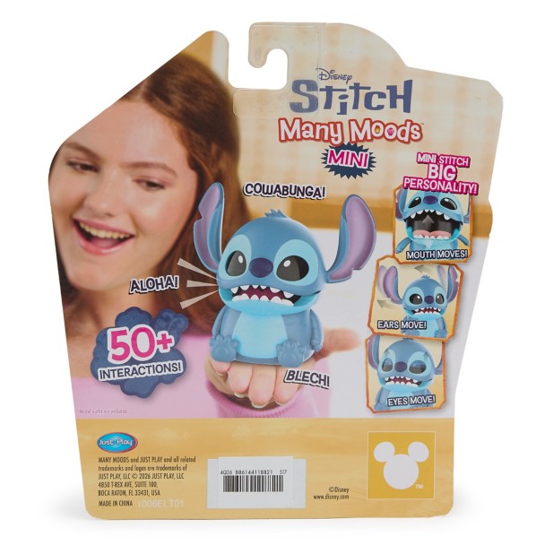 Stitch Many Moods Mini Interactive Figure - Lilo & Stitch