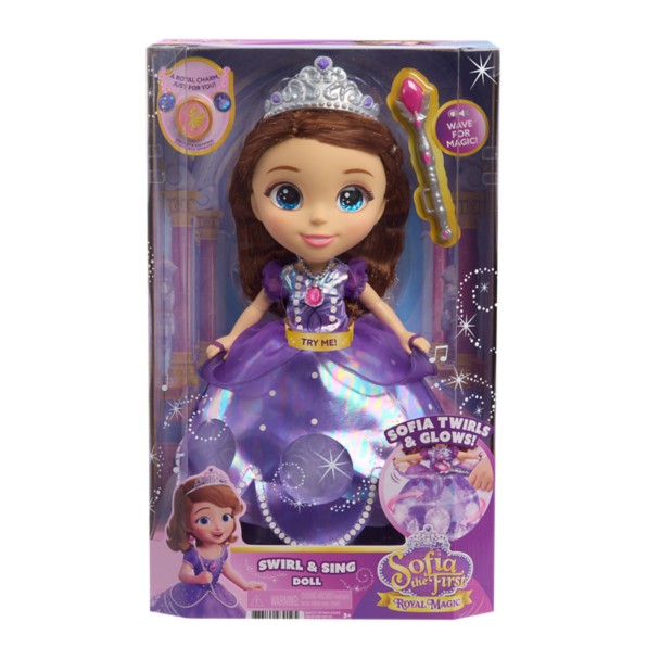 Sofia Swirl & Sing Interactive Doll - Sofia the First Royal Magic