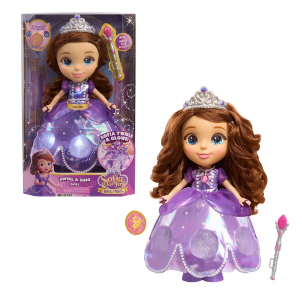 Sofia Swirl & Sing Interactive Doll – Sofia the First Royal Magic Sofia Swirl & Sing Interactive Doll – Sofia the First Royal Magic