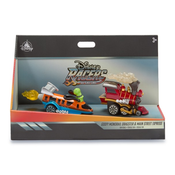 Goofy Monorail Dragster & Main Street Express - Disney Racers Set