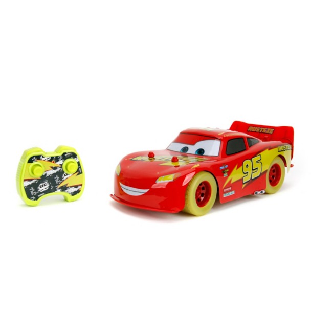 Lightning McQueen Glow Racers Light-Up Remote Control Vehicle - Cars