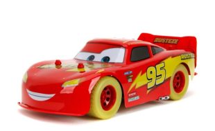 Lightning McQueen Glow Racers Light-Up Remote Control Vehicle – Cars