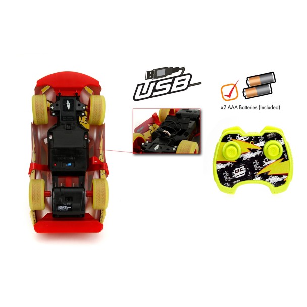 Lightning McQueen Glow Racers Light-Up Remote Control Vehicle - Cars