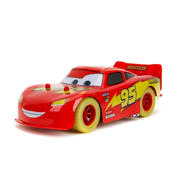 Lightning McQueen Glow Racers Light-Up Remote Control Vehicle – Cars