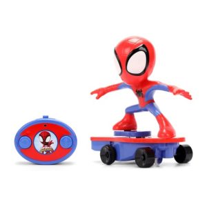 Spidey Skateboard Stunt RC Toy by Jada - Spidey and his Amazing Friends