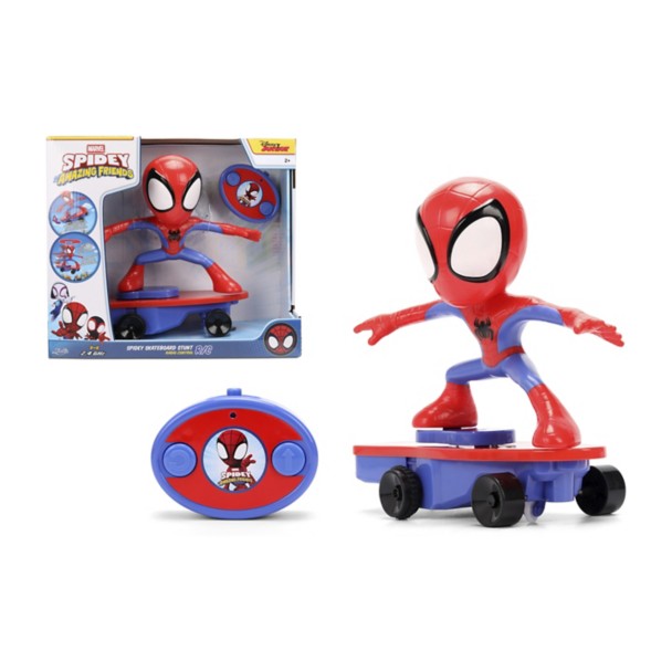Spidey Skateboard Stunt RC Toy by Jada - Spidey and his Amazing Friends