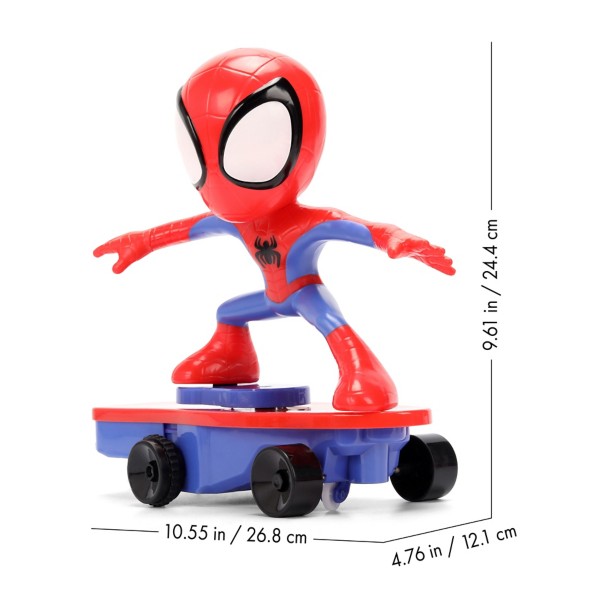 Spidey Skateboard Stunt RC Toy by Jada - Spidey and his Amazing Friends