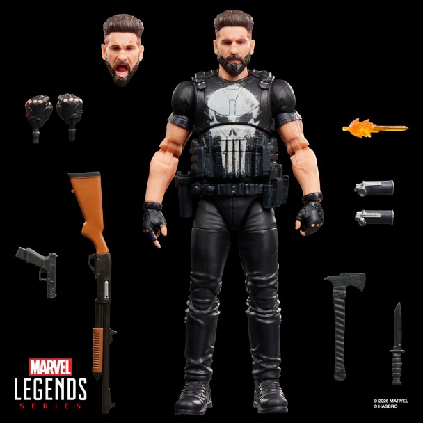 The Punisher Action Figure by Hasbro - Marvel Legends Series - 6''