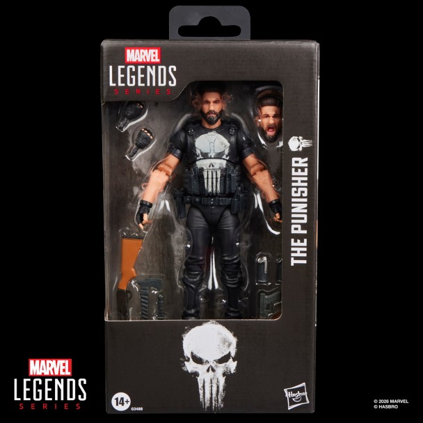 The Punisher Action Figure by Hasbro - Marvel Legends Series - 6''