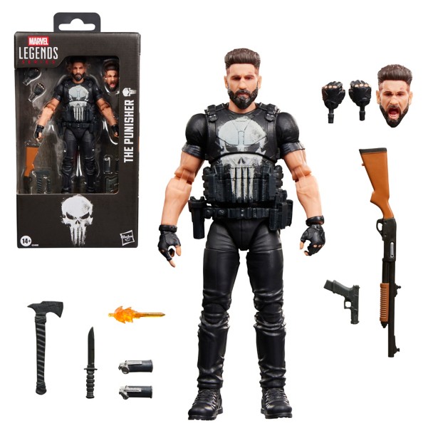 The Punisher Action Figure by Hasbro - Marvel Legends Series - 6''