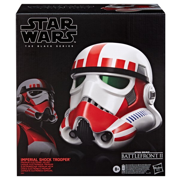 Imperial Shock Trooper Premium Electronic Helmet by Hasbro - Star Wars Battlefront II - The Black Series