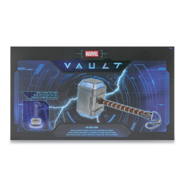 Thor Mjölnir Hammer with Lights and Sound Effects - Marvel Vault