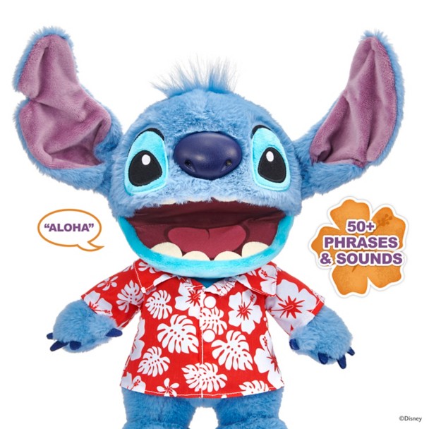 Stitch Hawaiian Chatty Deluxe Puppetronics Plush - Lilo & Stitch - 13''