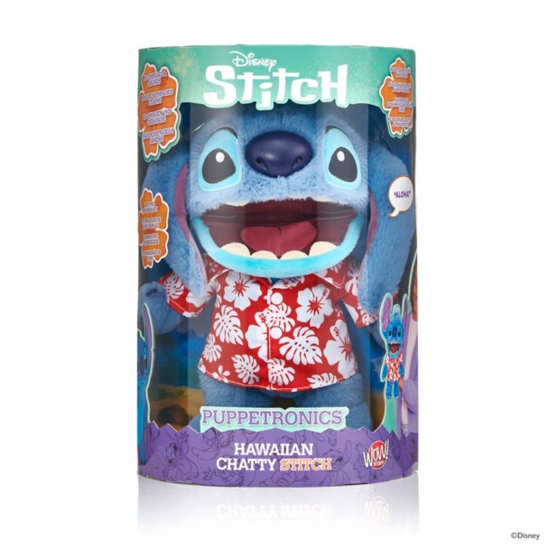 Stitch Hawaiian Chatty Deluxe Puppetronics Plush - Lilo & Stitch - 13''
